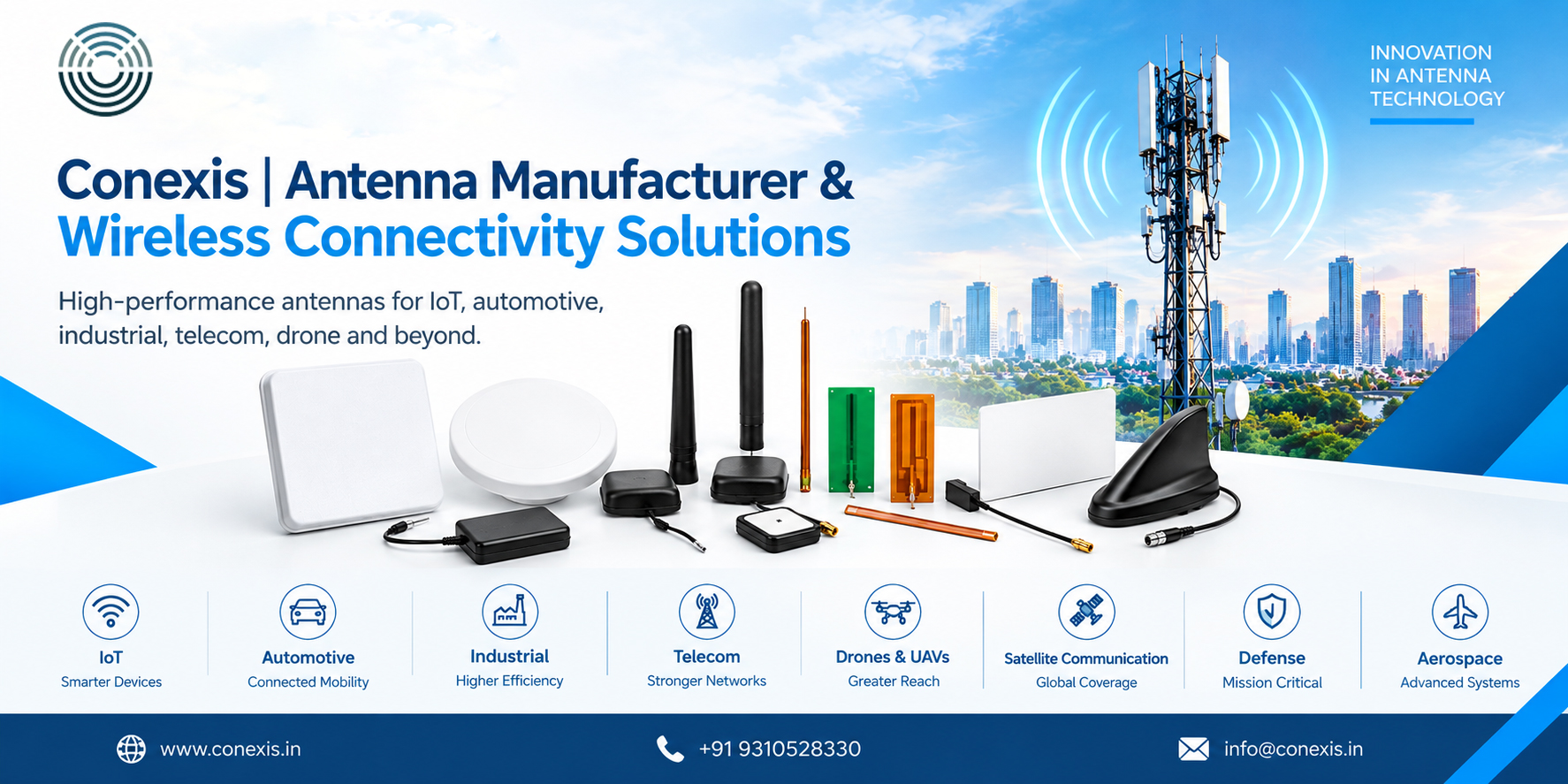 Conexis | Antenna Manufacturer & Wireless Connectivity Solutions